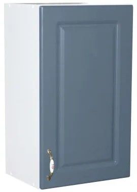 Corp superior 45 cu 1 usa Zebra MDF albastru drept