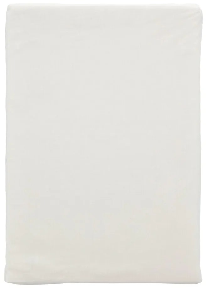 Cearceaf alb din bumbac cu elastic 140x200 cm Calm – Södahl