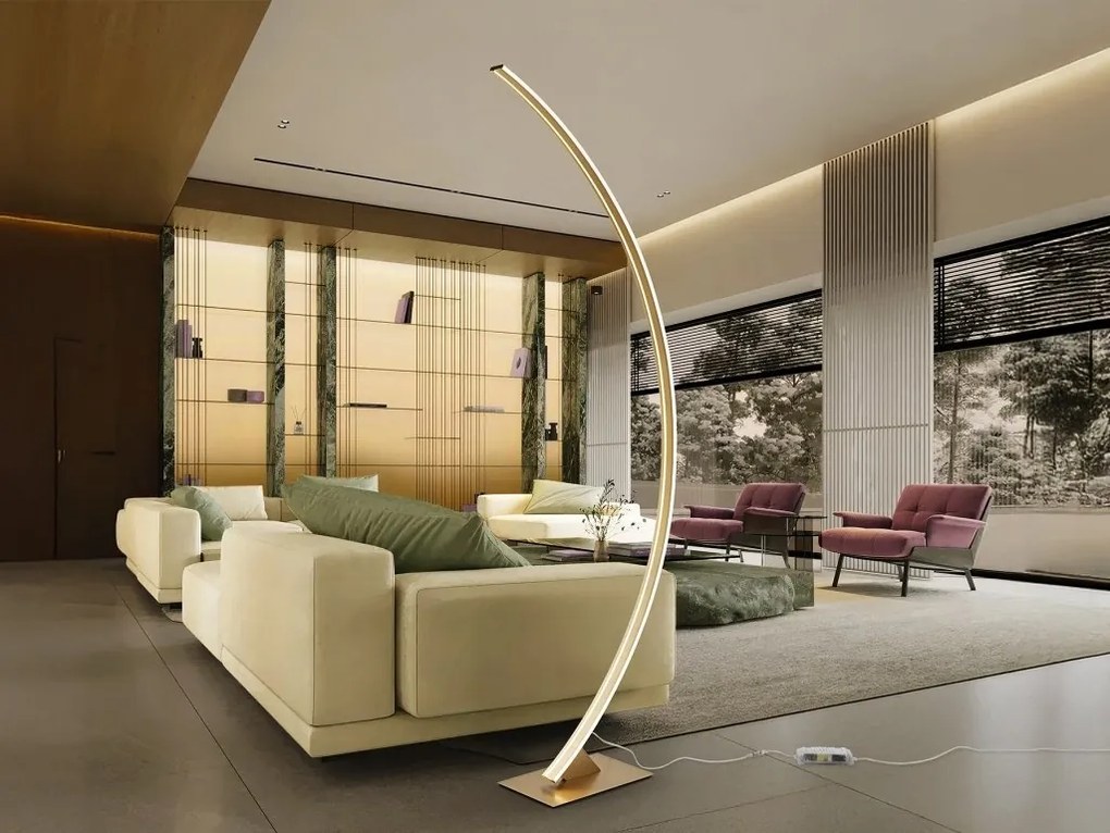 Lampadar LED de podea design modern Arcus
