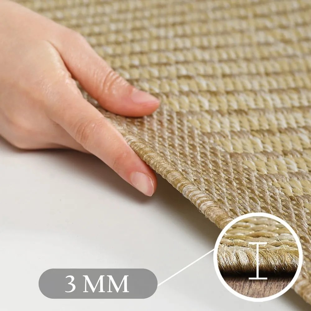 Covor de exterior bej 140x200 cm Giza – Ayyildiz Carpets