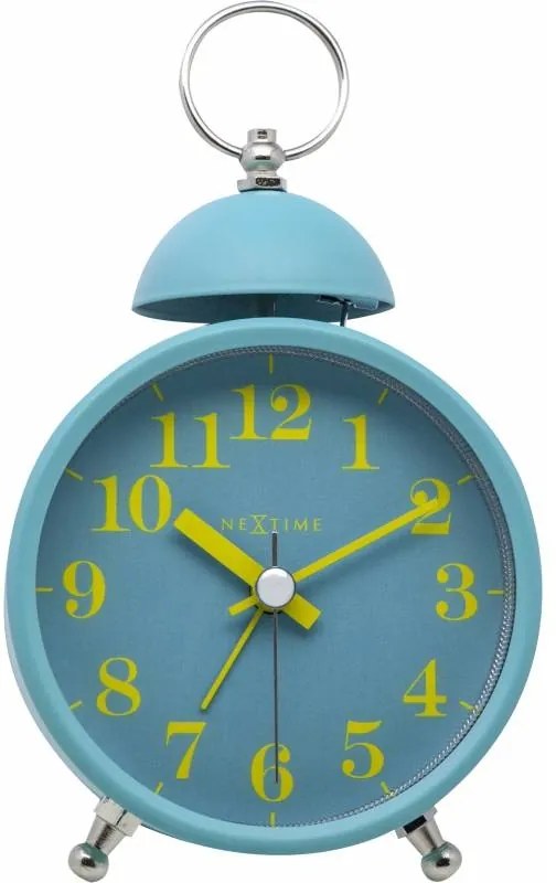Ceas de masa NeXtime Single Bell 16cm, Turquoise