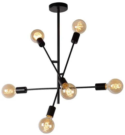 Lustră pe tijă LESTER 6xE27/40W/230V Lucide 21119/06/30