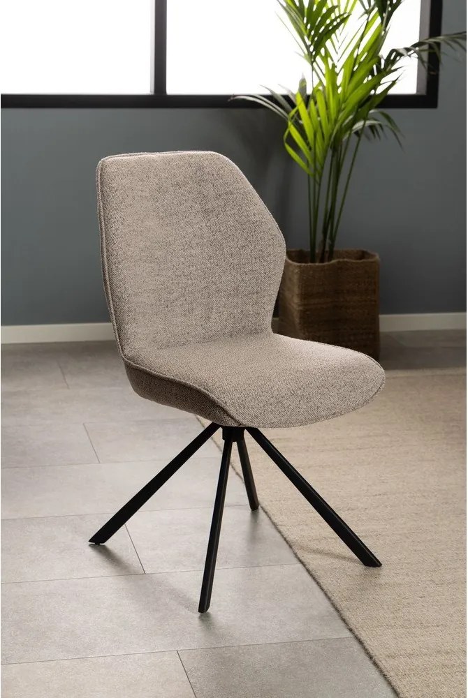 Scaune de dining crem 2 buc. Aura – Actona