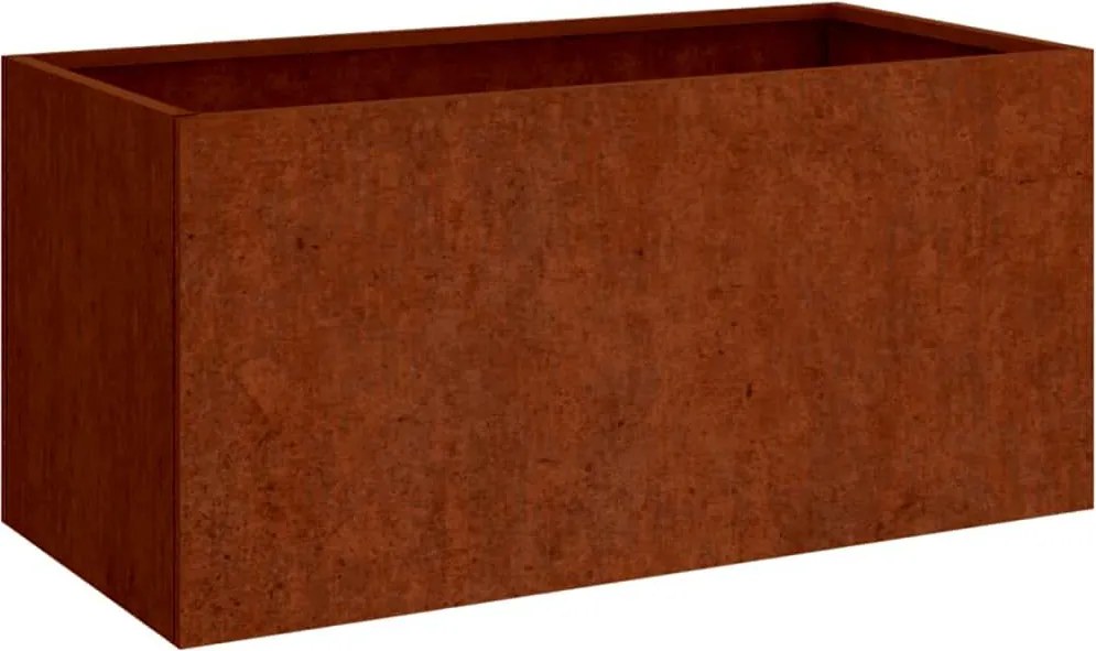 vidaXL Jardinieră, 62x30x29 cm, oțel corten