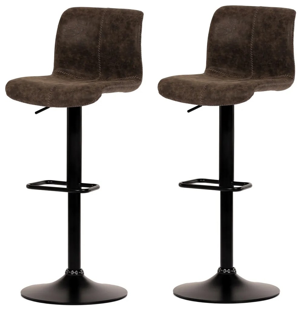 Set de scaune de bar AUB-806 BR3, 2 buc.