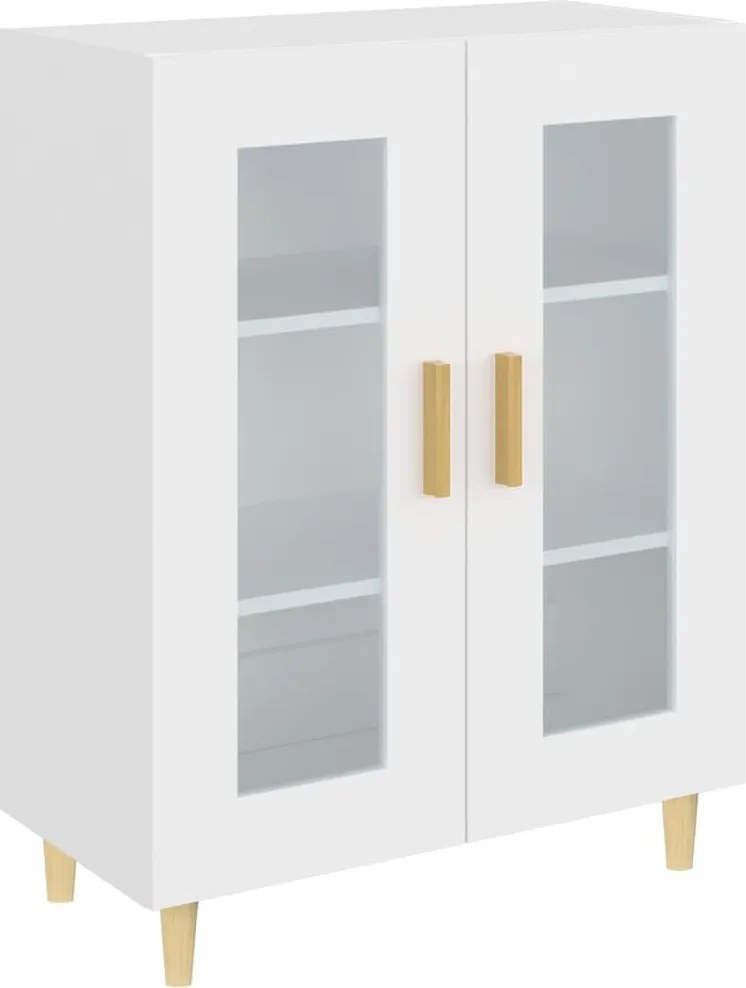 vidaXL Dulap, alb, 69,5x34x90 cm, lemn compozit