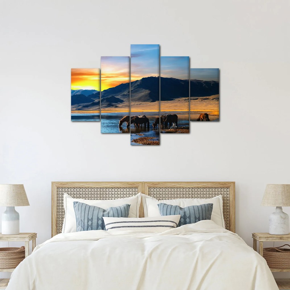 Tablou - Alimentarea cu energie electrică (150x105 cm)