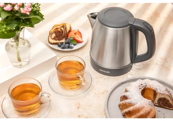 Fierbător de apă 1,2 l 2150W/230V oțel inoxidabil Sencor