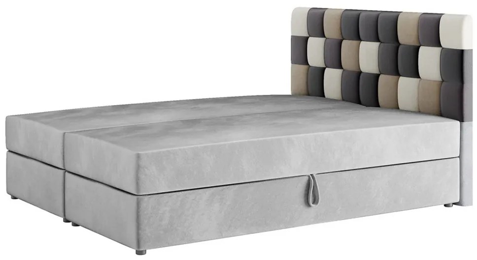 Expedo Pat tapiţat boxspring APPLE, 160x200, itaka 14/negru
