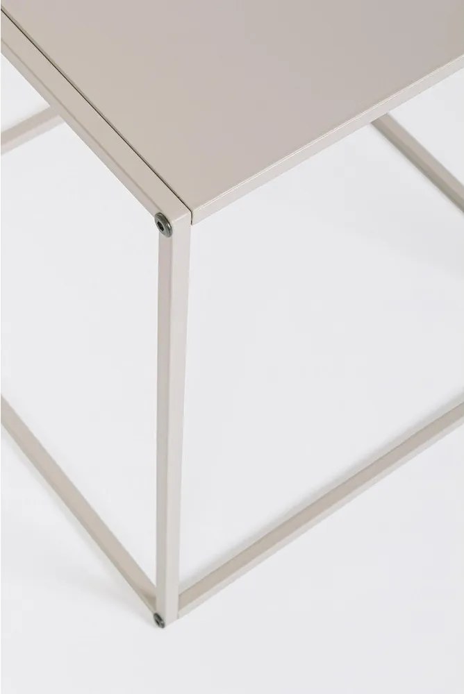 Măsuțe de cafea bej 2 buc. din metal 38x38 cm Alrik – Yes Everyday