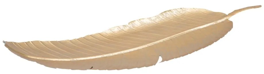 Decorațiune Mauro Ferretti Leaf, 55,5 x 18 cm, auriu