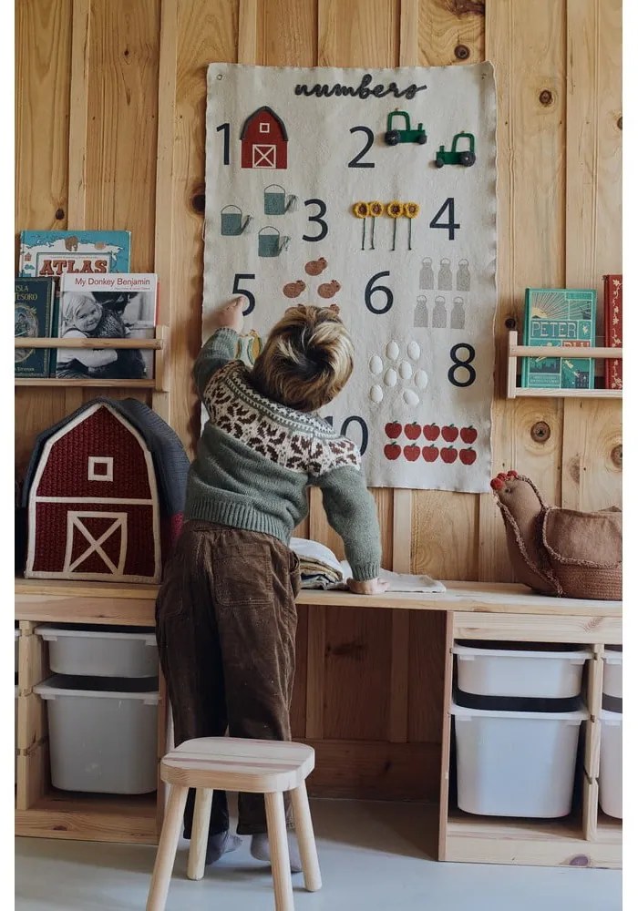 Decorațiune de perete pentru copii Farm Numbers – Lorena Canals