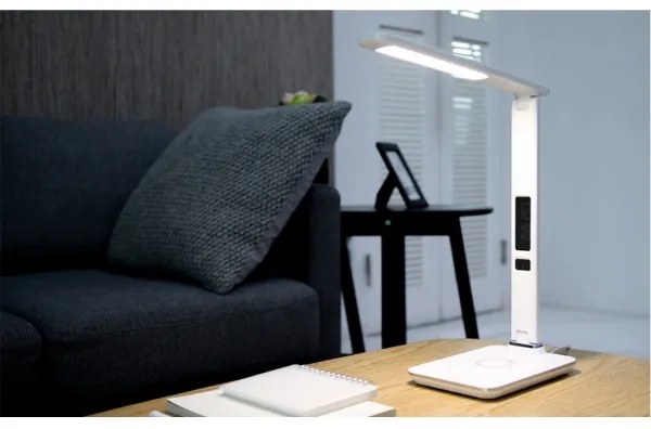 Brilagi - Lampă LED dimabilă REGINA cu încărcare wireless, 8,5W/230V, albă