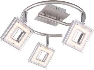 Plafoniera tip spot LED 9.9W crom mat Kerstin Globo Lighting 56138-3