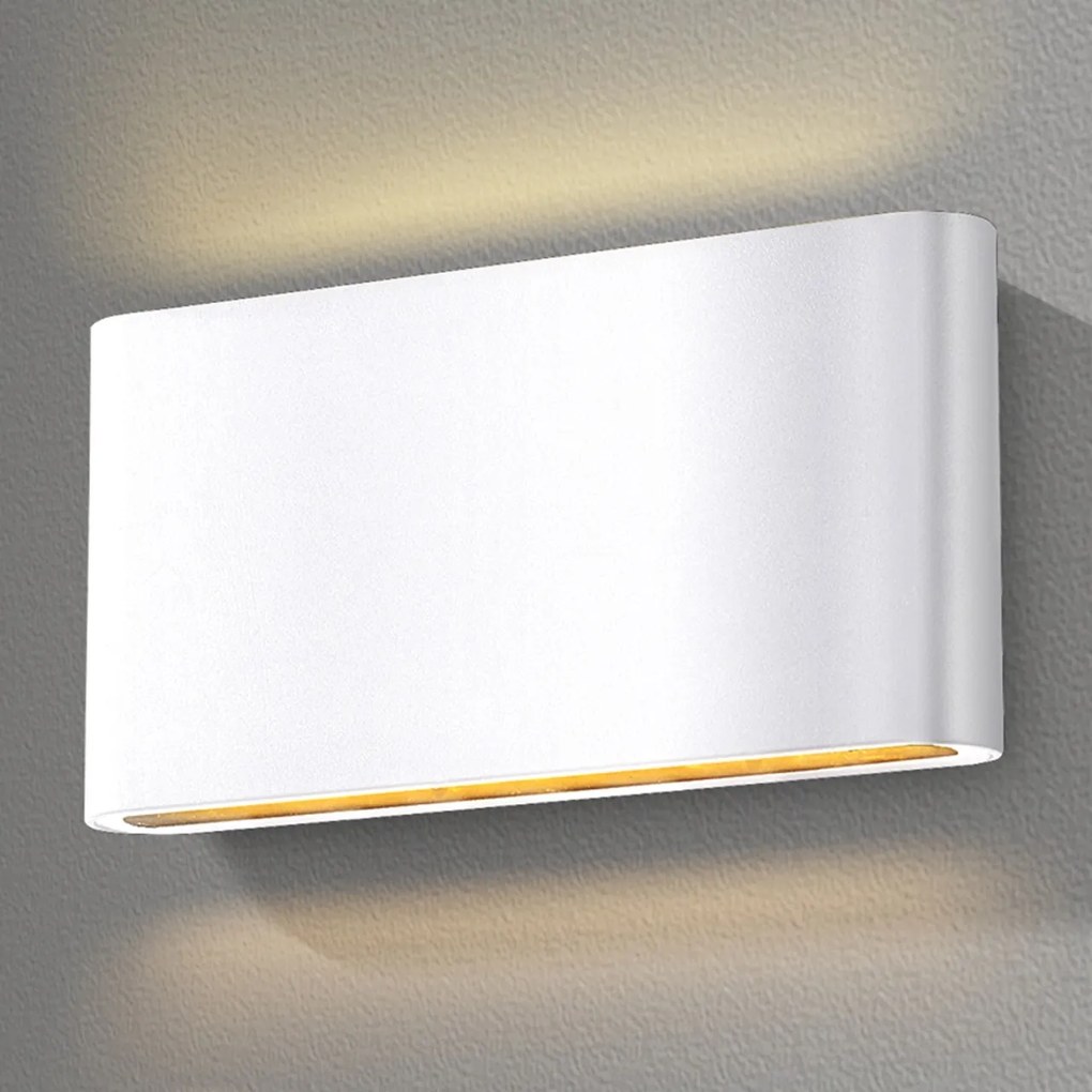 Aplica LED de perete exterior ambientala IP54 CREMONA M alba