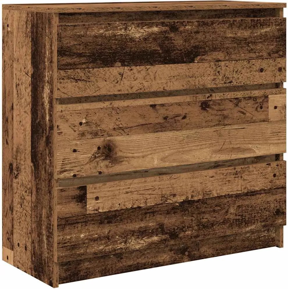 vidaXL Bufetă din lemn vechi 80x35x76 cm din lemn prelucrat