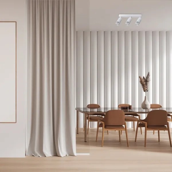 Spot VERTICAL 3xGU10/8W/230V alb