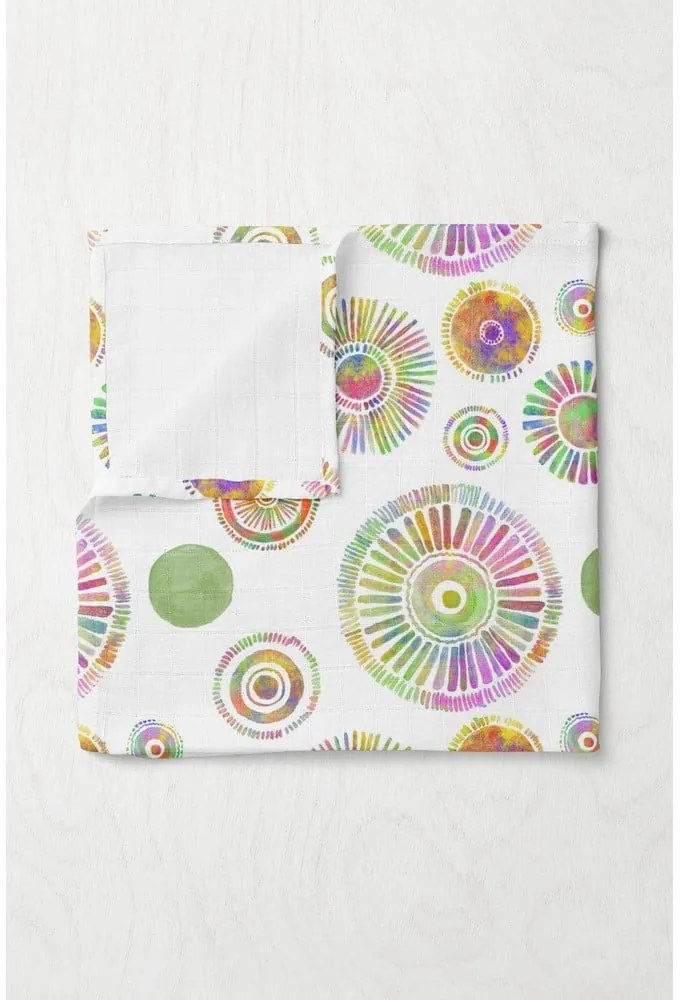 Pătură pentru copii albă din muselină 75x100 cm Maya – Mijolnir