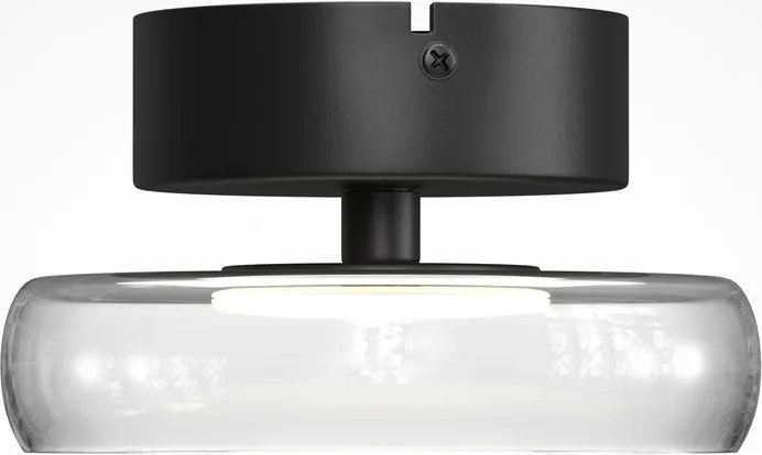 Lustra aplicata tavan Float sticla transparenta