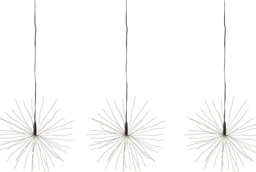 Decorațiune luminoasă neagră ø 25 cm Meteor – Markslöjd