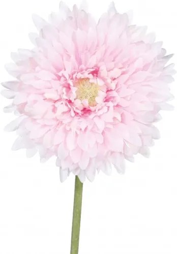 Fir floare artificiala, Gerbera Roz, H60 cm
