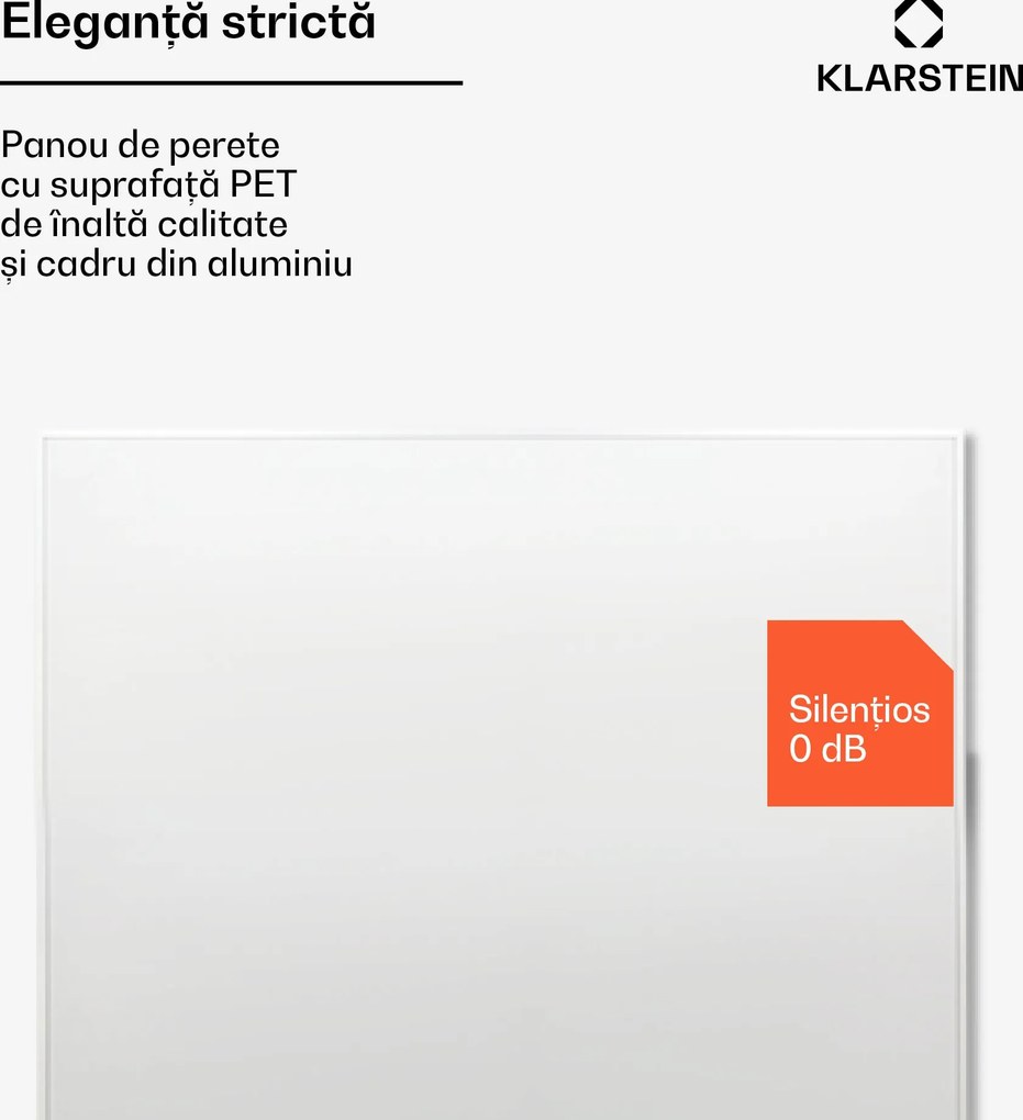 Klarstein Wonderwall 1200 Smart, încălzitor pe infraroșu, 115 x 95 cm, 1200 W, săptămânal, alb