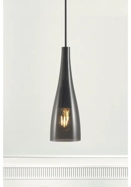 Lustră pe cablu Nordlux EMBLA 1xE27/40W/230V negru