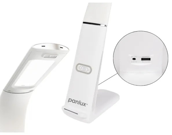 Lampă de birou LED cu reglare a intensității și încărcare wireless LORD EVO, LED/8W/230V, albă