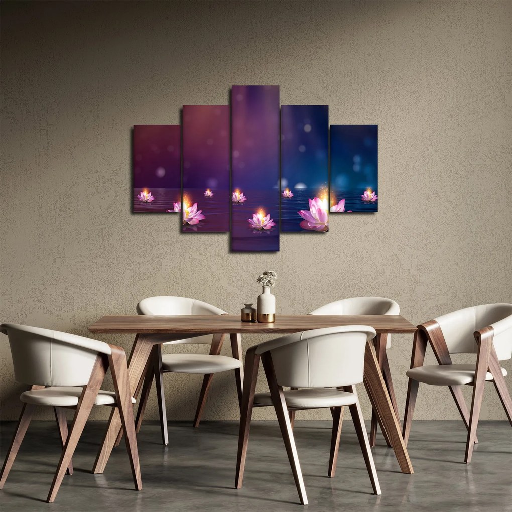 Tablou - Nuferi magici (150x105 cm)