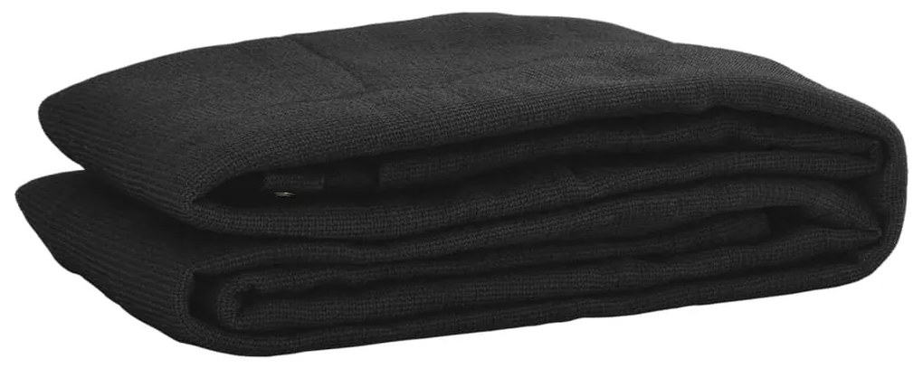 vidaXL Plasă de container, negru, 3,5 x 5 m, HDPE