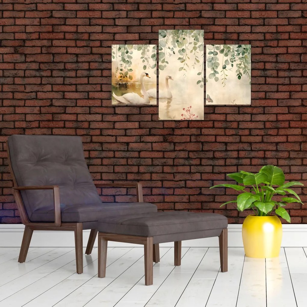 Tablou - Lac, acvariu (90x60 cm)