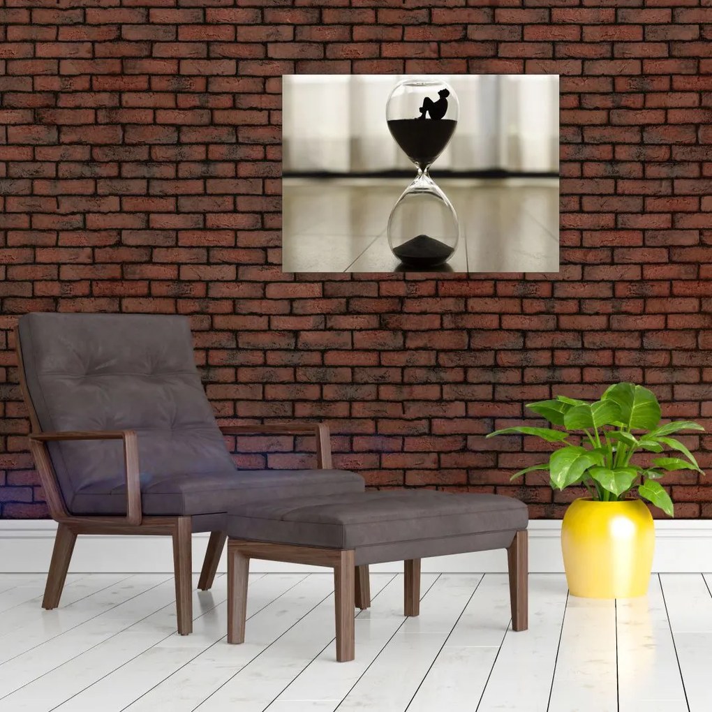 Tablou cu clepsidra (70x50 cm)