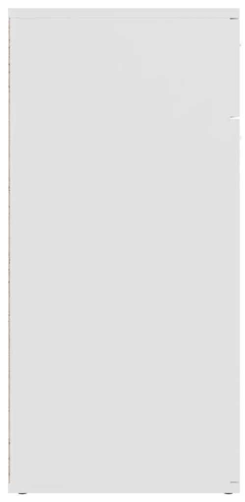Servanta, alb, 80 x 36 x 75 cm, PAL 1, Alb, 80 x 36 x 75 cm