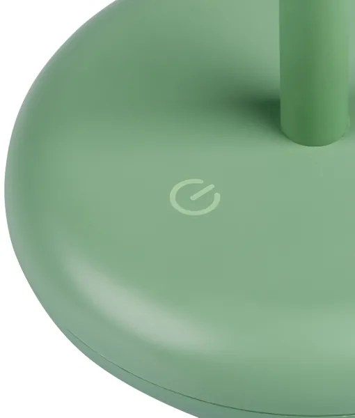 Lampă LED reîncărcabilă dimabilă Kanlux 37313 FLUXY LED/1,7W/1800 mAh IP44 verde