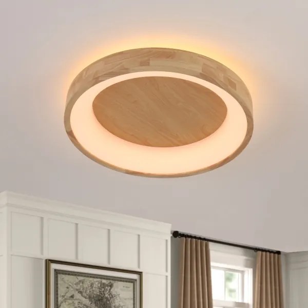 Plafonieră Brilagi-LED FALCON WOOD LED/40W/230V 3000/4000/6000K 60 cm lemn