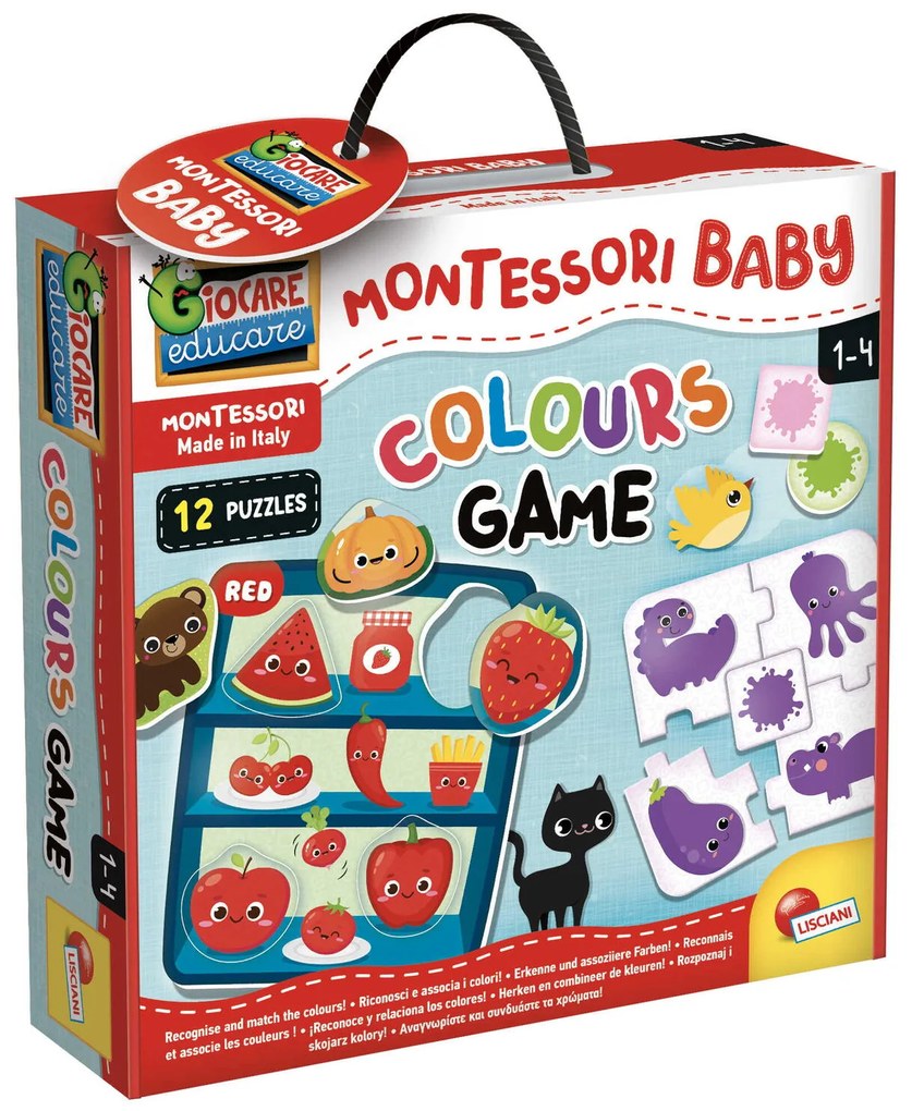 JOC MONTESSORI - DESCOPERA CULORILE - LISCIANI (L105991)