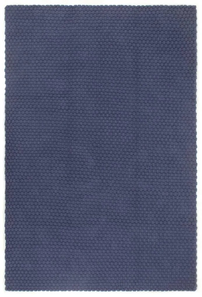 vidaXL Covor dreptunghiular, bleumarin, 160x230 cm, bumbac