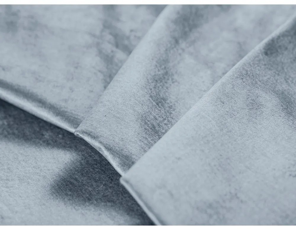 Canapea extensibila din catifea Milo Casa Luca, albastru deschis