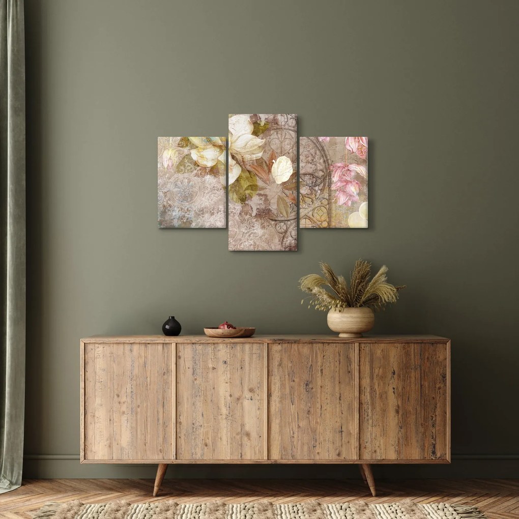 Tablou - Ornament de flori (90x60 cm)