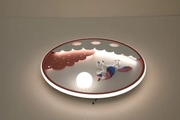 Brilagi - Plafonieră LED reglabilă pentru copii UNICORN/68W/230V 3000-6000K + telecomandă