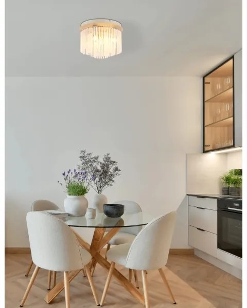 Globo 15698DB - Plafonieră GORLEY 5xE14/40W/230V Ø 32 cm