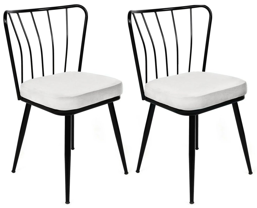 Set 2 scaune Ypsilon (Negru). 1072796