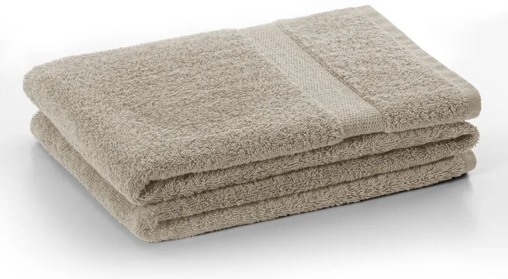 Prosoape de baie bej 10 buc. din bumbac din frotir Marina – DecoKing