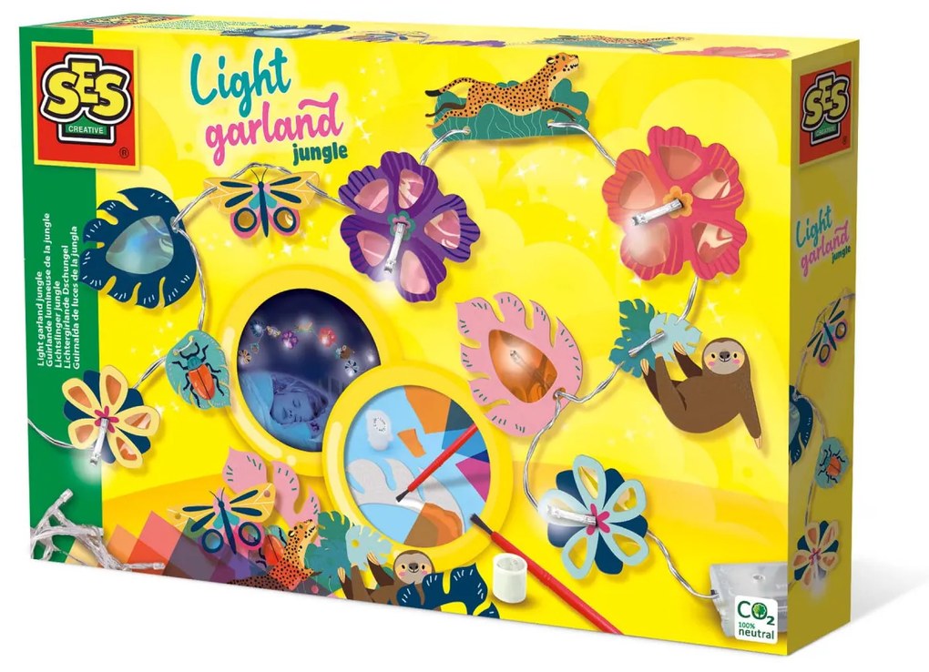Set creativ - Ghirlanda luminoasa Jungla