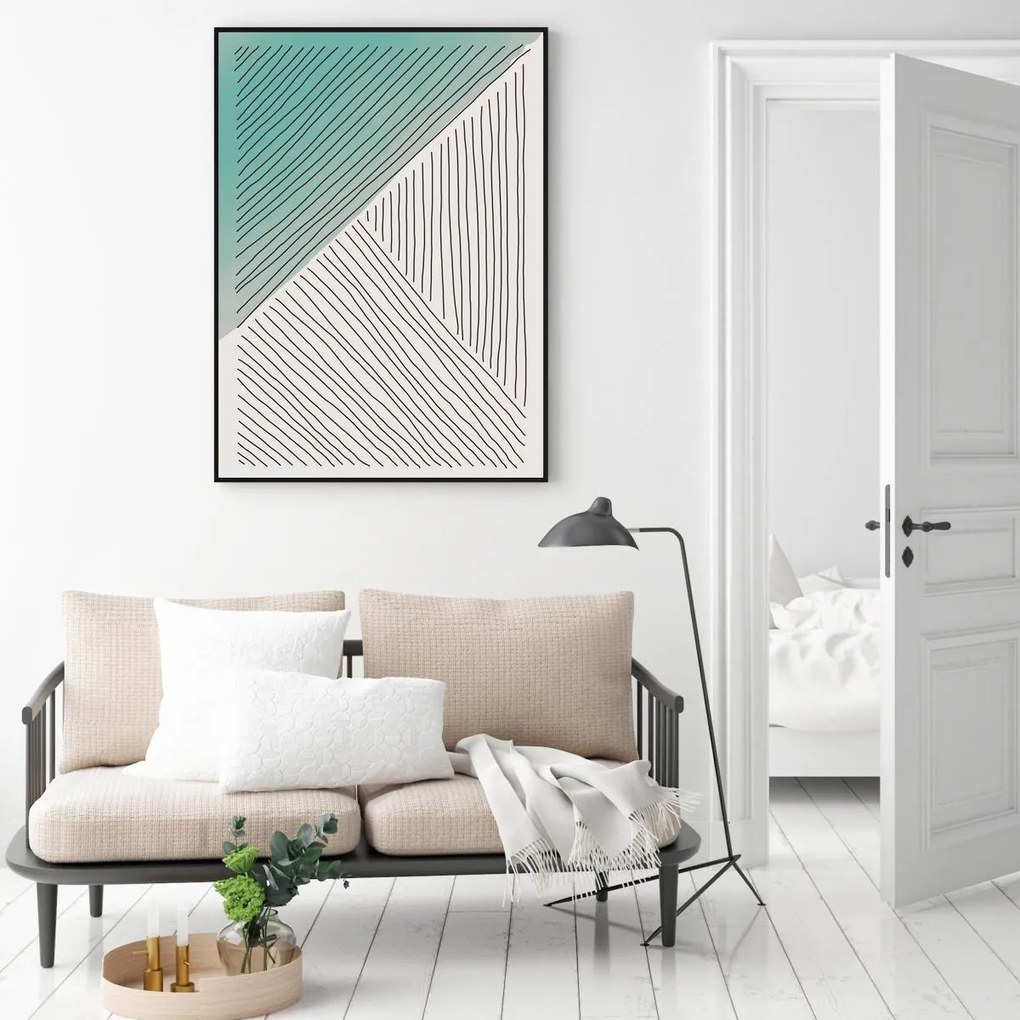 Poster - Abstracție pictată (A4)