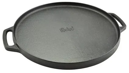 Placa grill BBQ față dublă 45cm rotunda, fonta Perfect Home 12972