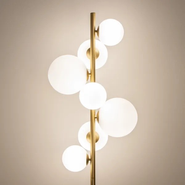 Lampadar LED Brilagi MILLA 7xG9/3W/230V auriu/alb