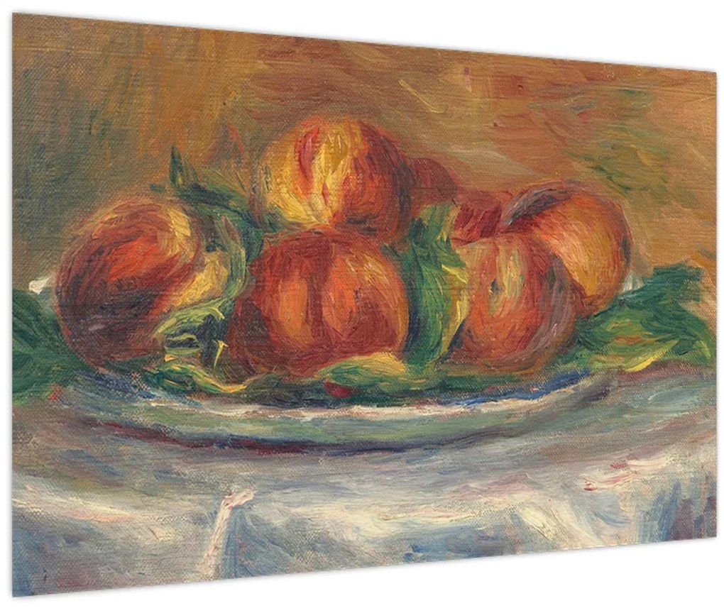 Tablou - Auguste Renoir, Peaches on a Plate, reproducere (90x60 cm)