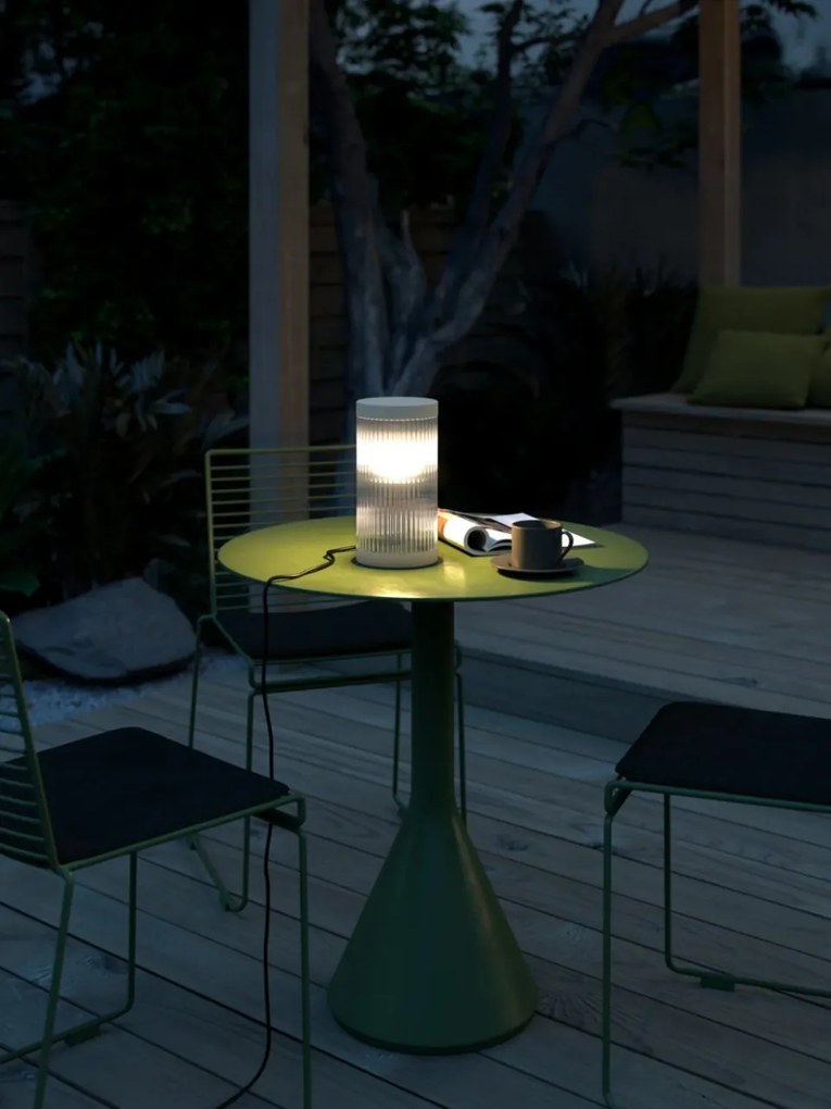 Veioza, lampa de masa pentru iluminat exterior IP54 Coupar nisip bej