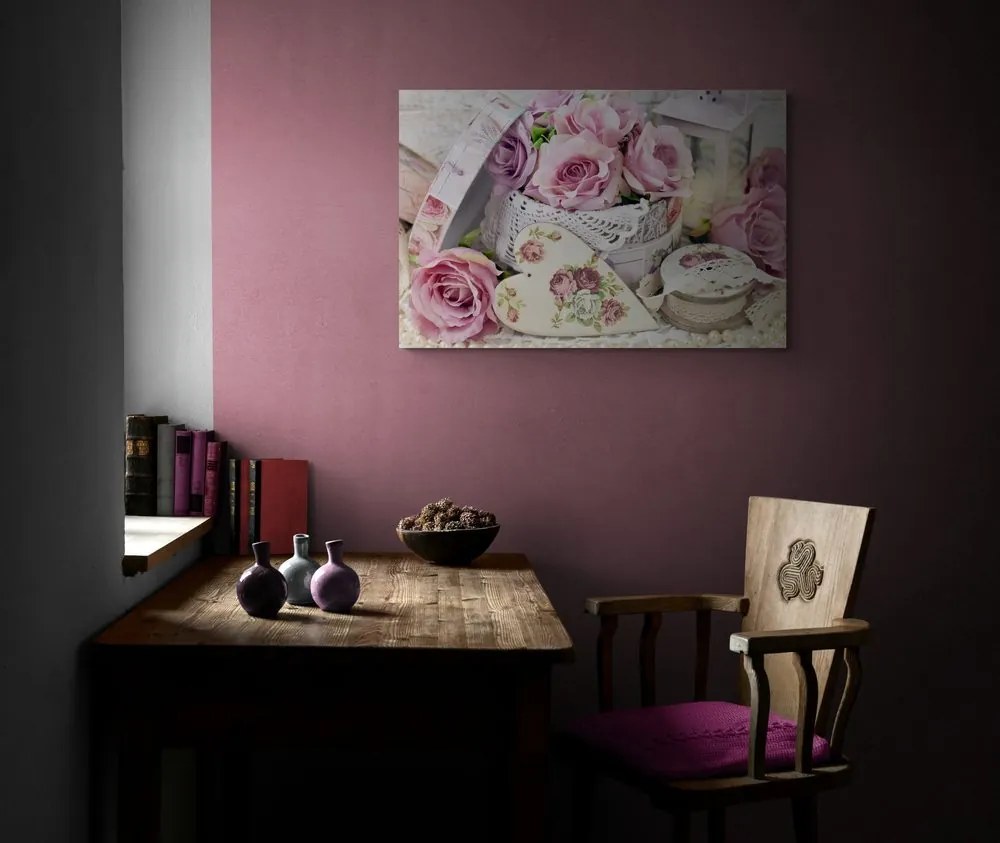 Tablou stilul vintage romantic